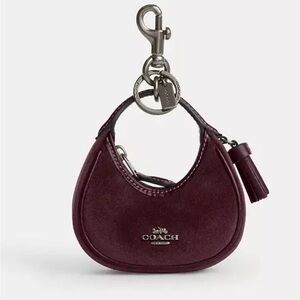 Coach Deep Red Bag Charm